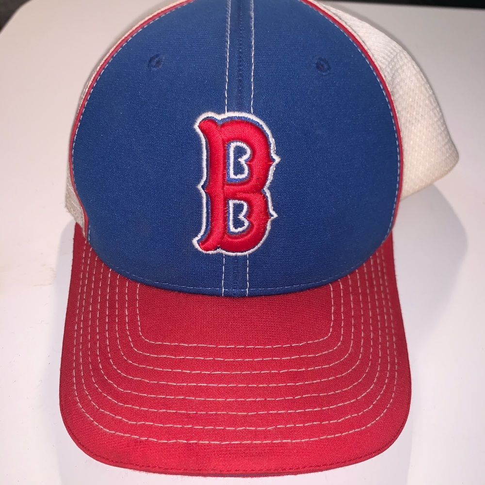 Bear all stars embroidered blue red hat baseball